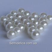 Бусины Жемчуг 8 мм, молочный