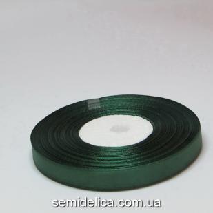 Лента атласная 0,9 см, зеленый