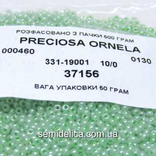 37156 Бисер Чехия 10/0, мятный