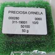 50100 Бисер Чехия 10/0, зеленый