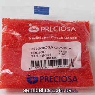 90050 Бисер Чехия 10/0, красный