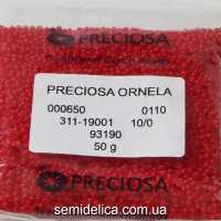 93190 Бисер Чехия 10/0, красный