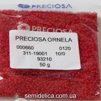 93210 Бисер Чехия 10/0, красный