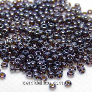 16140 Бисер Чехия 10/0, коричневый темный