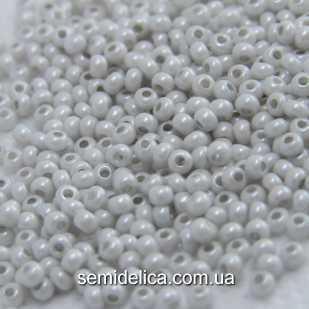 16249 Бисер Чехия 10/0, серый светлый