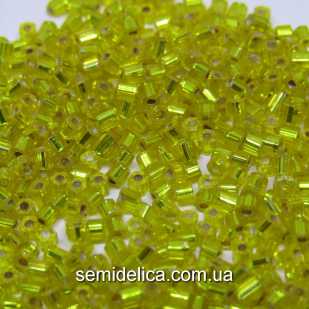 87010 Бисер рубка Чехия 10/0, лимонно-желтый