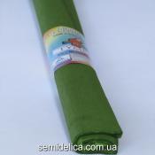 Креп-бумага 50Х200 см, 35-40г, оливковый