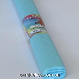 Креп-бумага 50Х200 см, 35-40г, голубой светлый