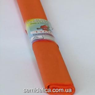 Креп-бумага 50Х200 см, 35-40г, оранжевый