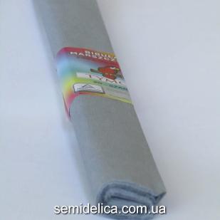 Креп-бумага 50Х200 см, 35-40г, серый