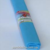 Креп-бумага 50Х200 см, 35-40г, голубой