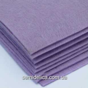 Фетр 2 мм 20х30 сиреневый