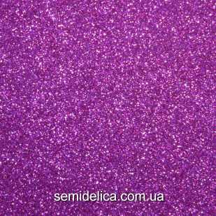 Фоамиран глиттерный на клеевой основе 20х30 см, фуксия