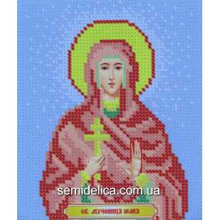 Схема для вышивки А5 "Святая мученица Юлия"
