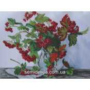 Схема для вышивки А3 бисером на габардине "Калина"