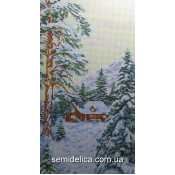 Схема для вышивки, панно, "Времена года. Зима."