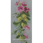 Схема для вышивки, панно, "Панно с лимонами"