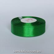 Лента атласная 2,5 см, зеленый светлый