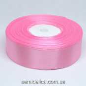Лента атласная 2,5 см, розовый