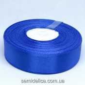 Лента атласная 2,5 см, синий