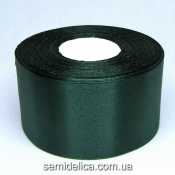Лента атласная 5,0 см, зеленый