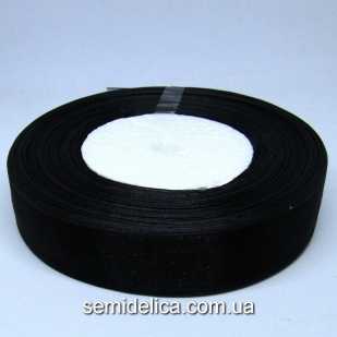 Лента органза 2,0 см, черный