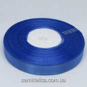 Лента атласная 1,2 см, синий светлый