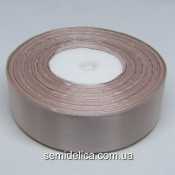 Лента атласная 2,5 см, пудровый