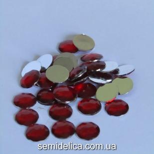 Стразы 10мм, красный