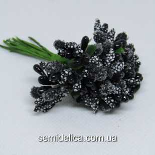 Тычинки на проволоке Незабудка, черный