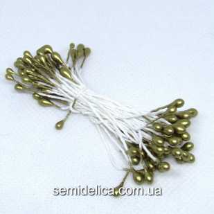 Тычинки 2мм, золото
