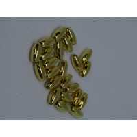 Бусины Жемчуг-рис 8х4 мм, золото 