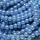 Бусины жемчуг 4 мм стеклянные, лазурный