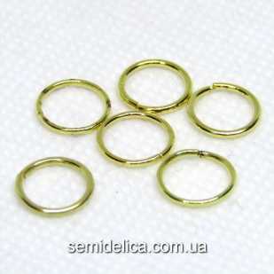 Соединительные колечки 10 мм, золото