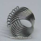 Основа для кольца диаметр 18 мм, сребро