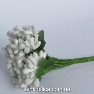 Тычинки на проволоке Незабудка, белый