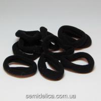 Резинки велюр 4,0 см, черный
