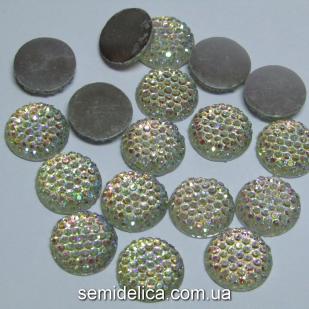 Стразы крапленые, 10мм хамелеон