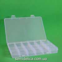 Органайзер пластиковый 19,4х13,2х2,2 см, 24 ячейки