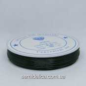 Проволока в катушке 0,37 мм, 50 м, зеленый темный