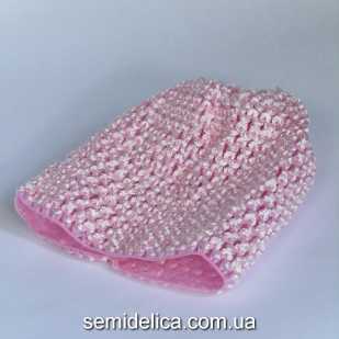 Шапочка сетчатая детская, розовый