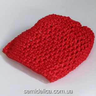 Шапочка сетчатая детская, красный