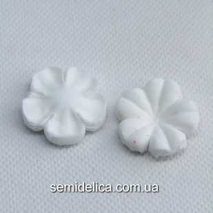 Заготовка для цветочка 2,4 см, белый