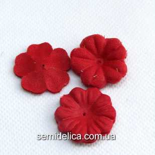 Заготовка для цветочка 2,4 см, красный