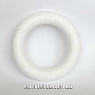 Круг из пенопласта 16 см, заготовка под венок