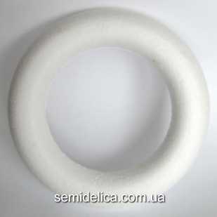 Круг из пенопласта 27 см, заготовка под венок