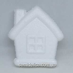 Домик из пенопласта 10х11х2,3 см, заготовка объёмная 