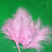 Перья пушистые 6-10 см, розовый