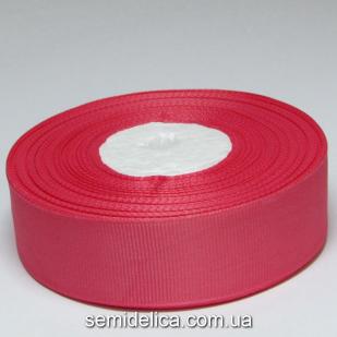 Лента репсовая 2,5 см, коралловый