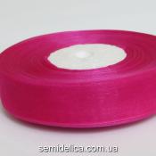 Лента органза 2,0 см, малиновый темный
